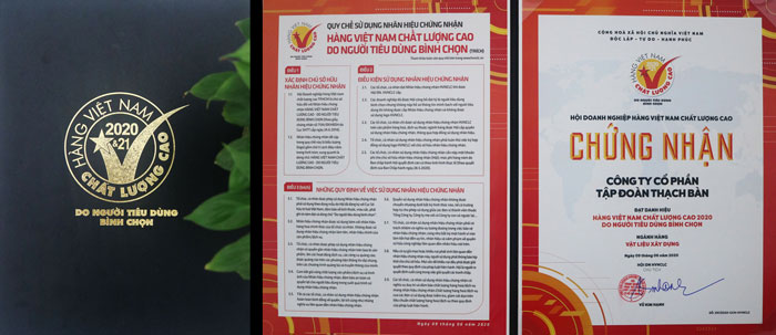 TẬP ĐOÀN THẠCH BÀN - HÀNG VIỆT NAM CHẤT LƯỢNG CAO 2020